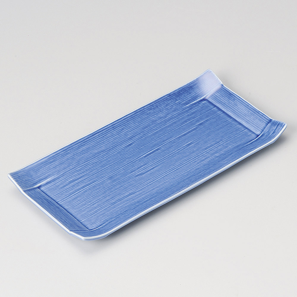 팔레트 24㎝ 장각접시 블루
