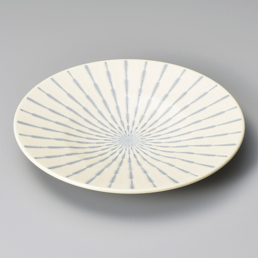 19317-058/흰 그림자 9.5치수 얕은 그릇