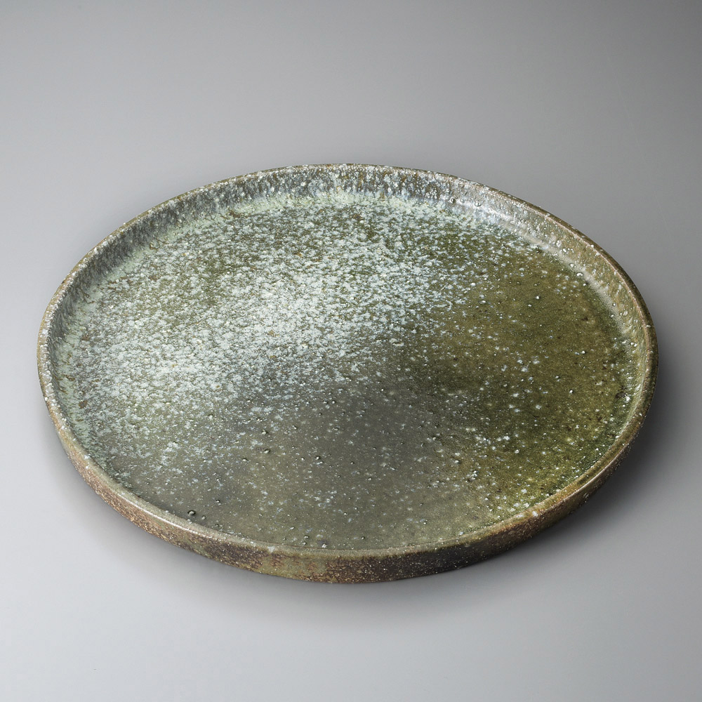 18808-668/비드로 요변 15.0 접시 그릇(시나라쿠야키)