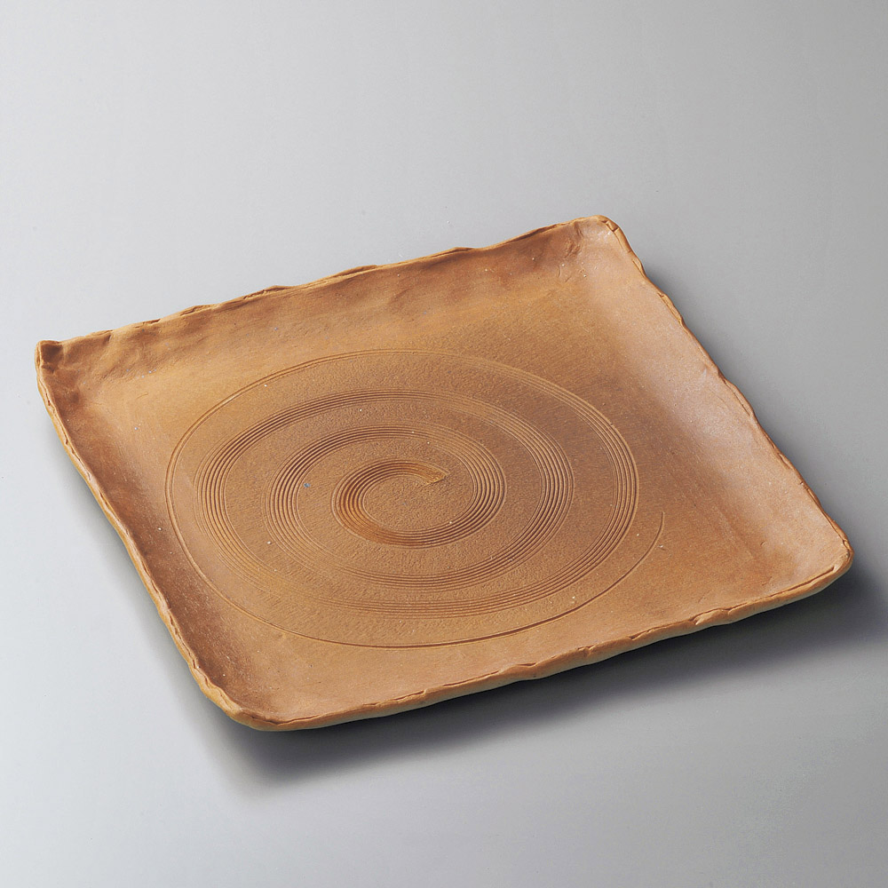 18918-668/불색 10.0 정각 접시(시나라쿠야키)